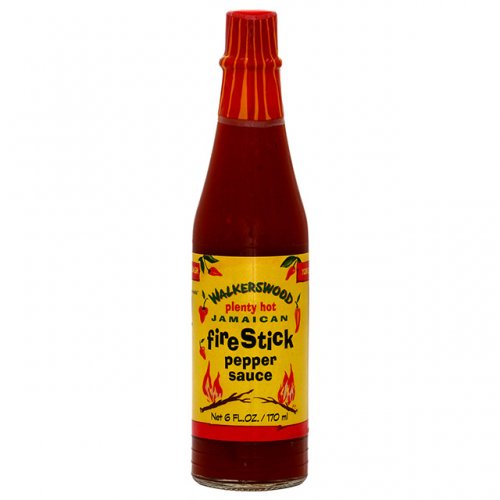 Walker’s Wood Plenty Hot Jamaican Fire Stick Pepper Sauce Net 6 FL OZ