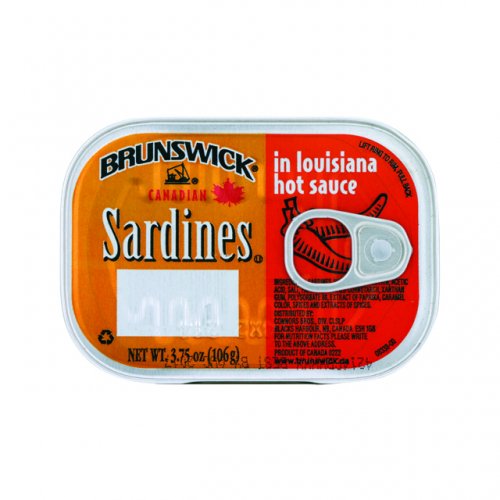 Brunswick Sardines In Louisiana Hot Sauce 3.75 oz