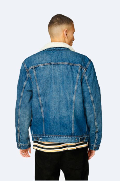 Blue Leather Jacket