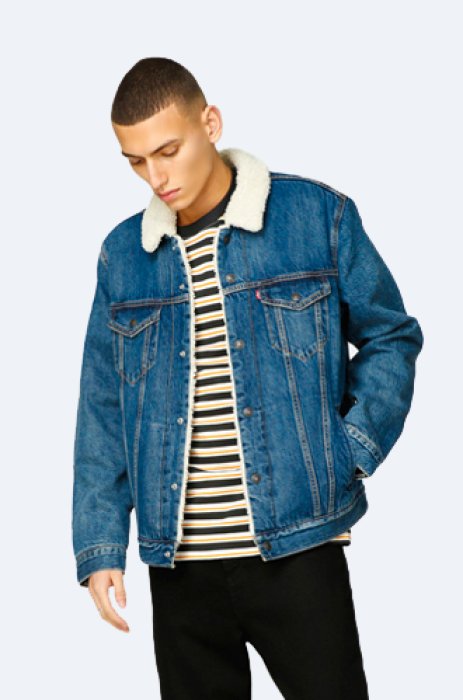 Blue Leather Jacket