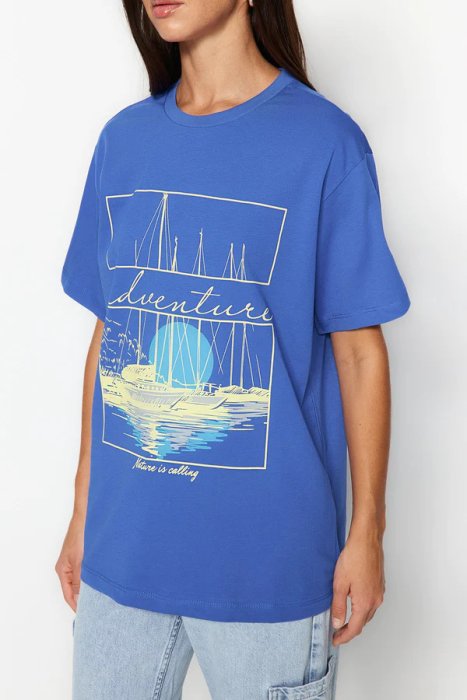 Printed Cotton T-Shirt