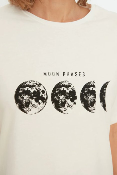 Moon Knitted T-Shirt