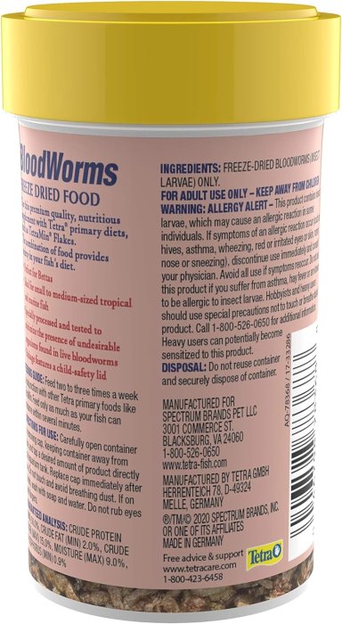 Tetra BloodWorms 0.25 Oz