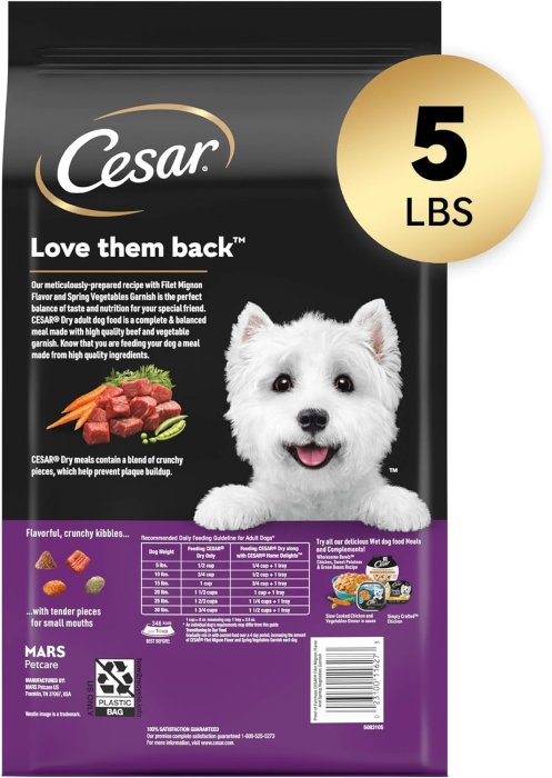 CESAR Adult Small Breed Dry Dog Food