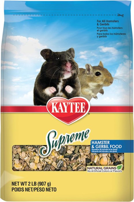Kaytee Supreme Hamster & Gerbil Food, 2 Lb