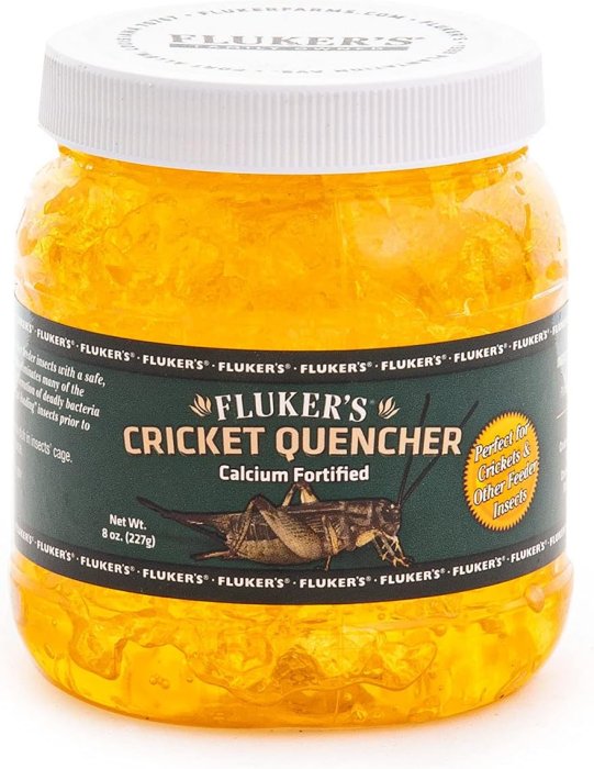 Fluker's Cricket Quencher Calcium Fortified, Easy to Use Gel Formula, 8oz