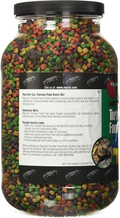 Rep-Cal Srp00807 Tortoise Food, 3-Pound