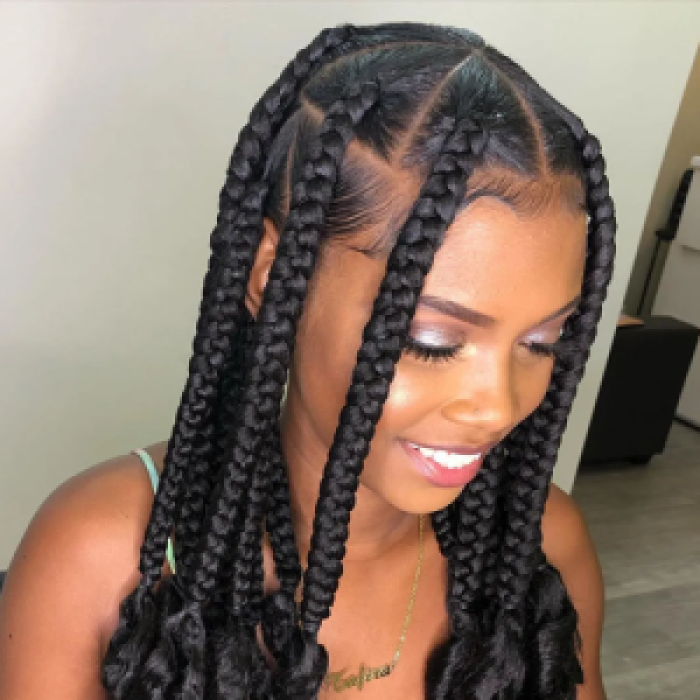 Knotless Braids Large