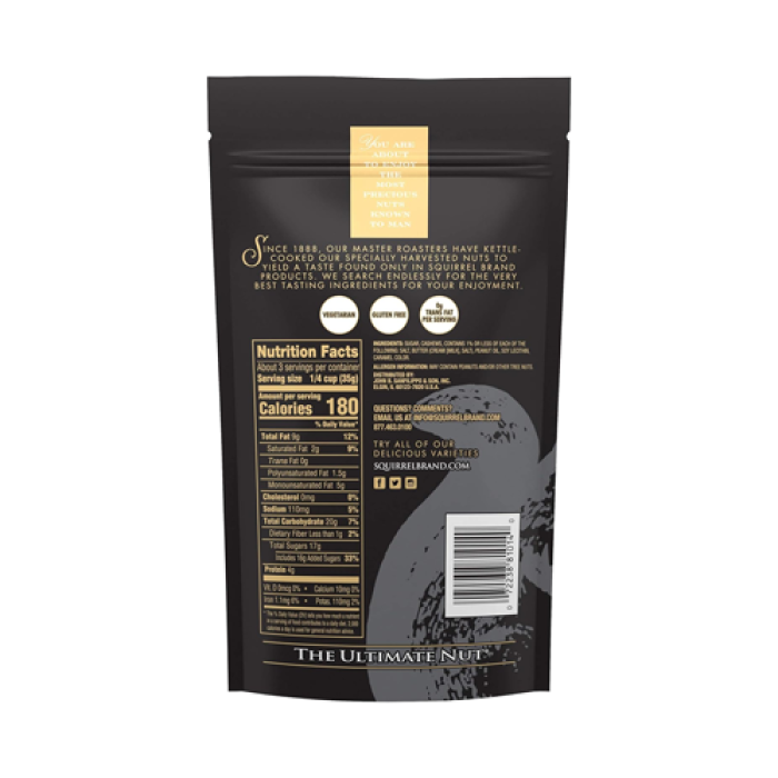 Squirrel Brand Sweet Brown Butter Cashews