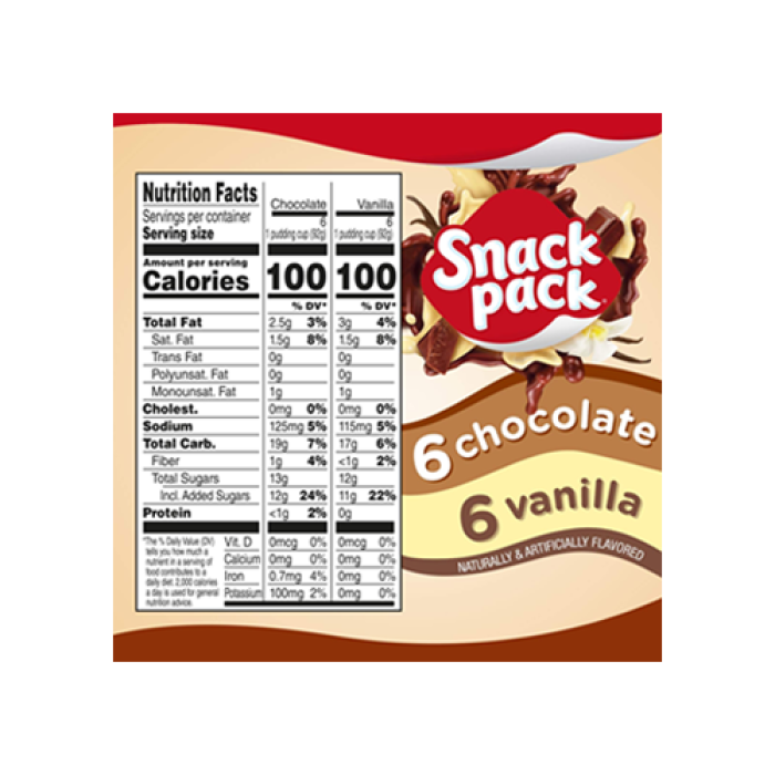 Snack Pack Chocolate