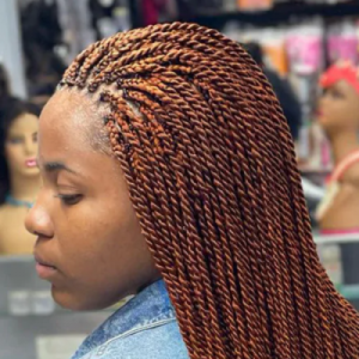 Senegalese twist butt length