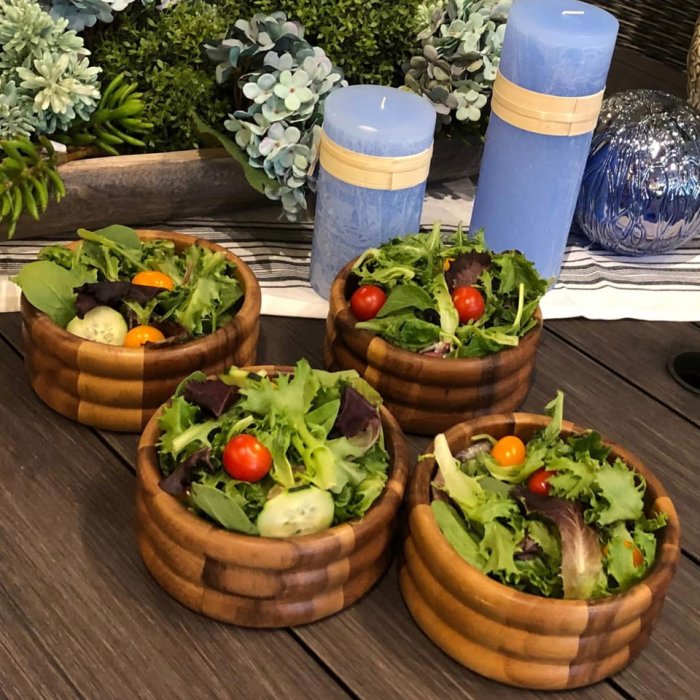 Individual Salad Bowl