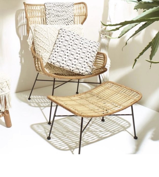 Matt luxury wicker chair