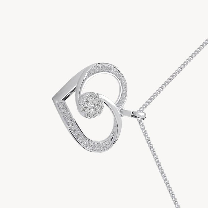 Diamond Heart Pendant