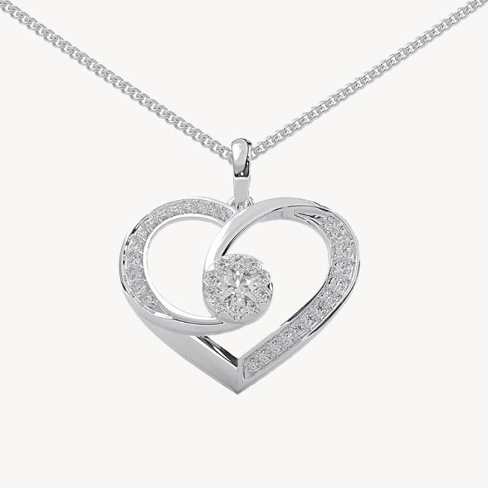 Diamond Heart Pendant