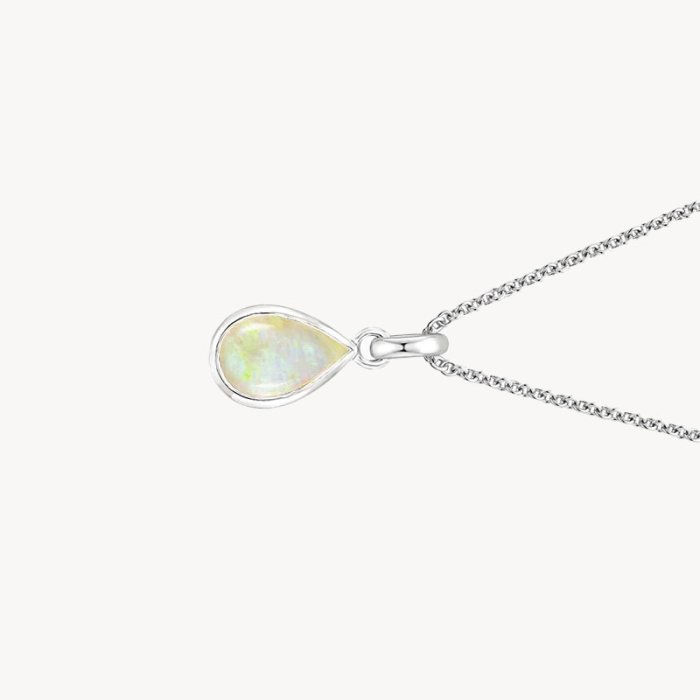 Opal Teardrop Pendant