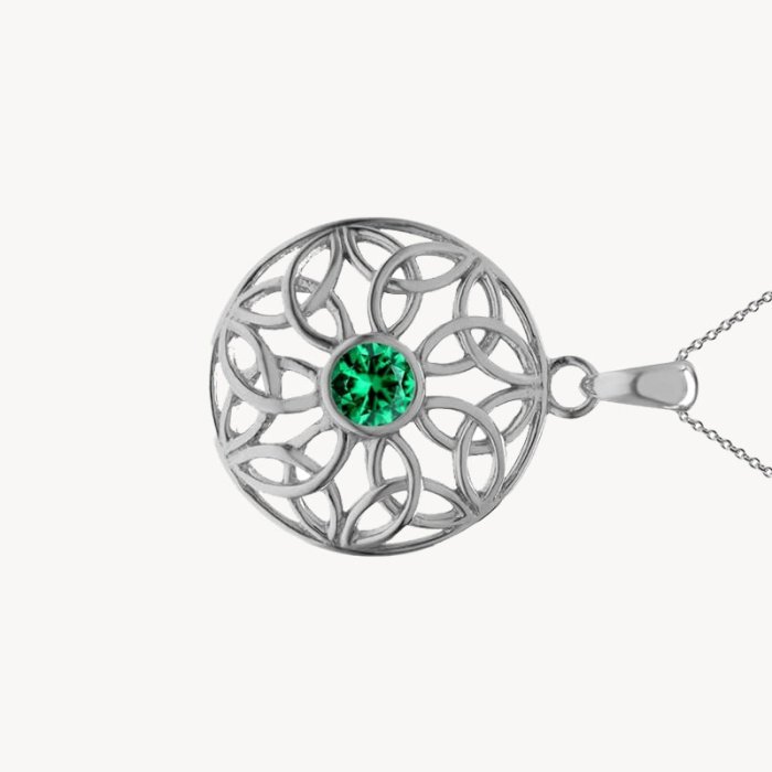 Emerald Circle Pendant