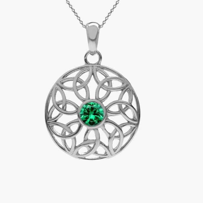 Emerald Circle Pendant
