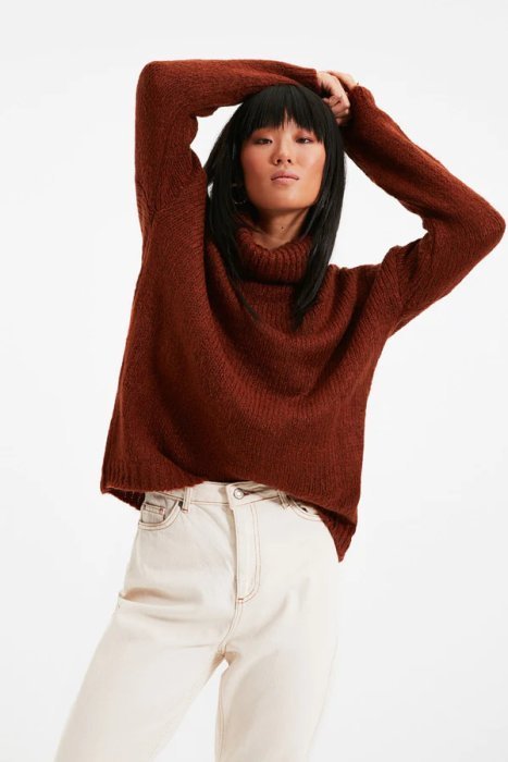 Emerald Turtleneck Sweater