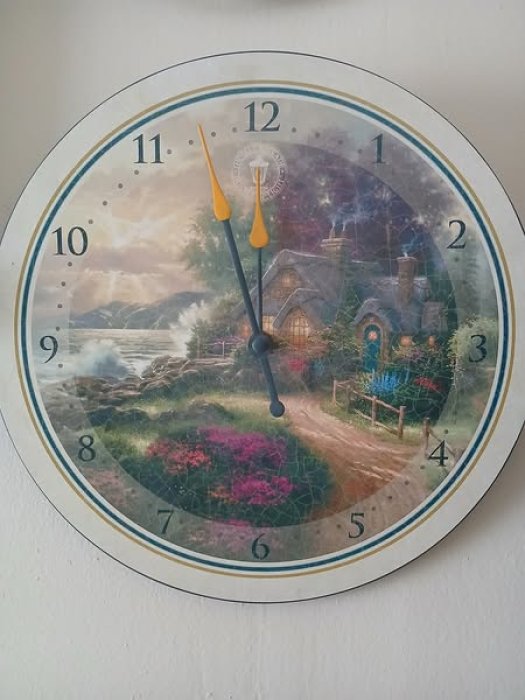 Thomas Kinkade clock