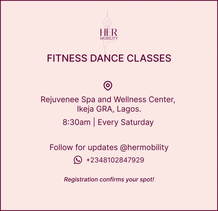 Her Mobility - Dance Class