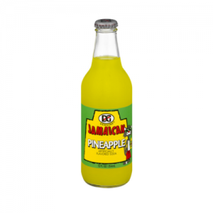 DG Genuine Jamaican Pineapple Soda 12 oz