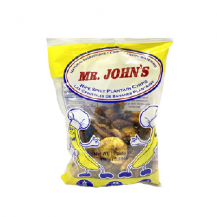 Mr. John's Spicy Ripe Plantain Chips 150G