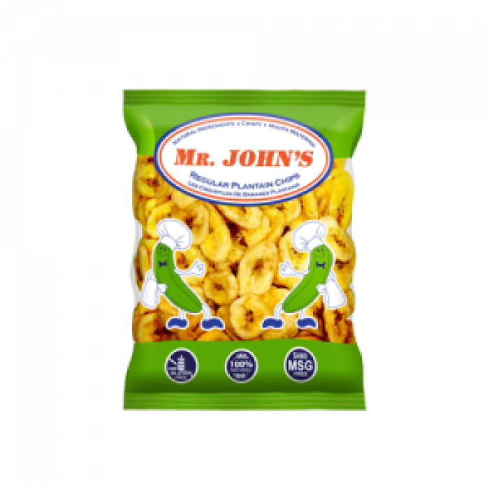 Mr. John Plantain Chips Green 150G