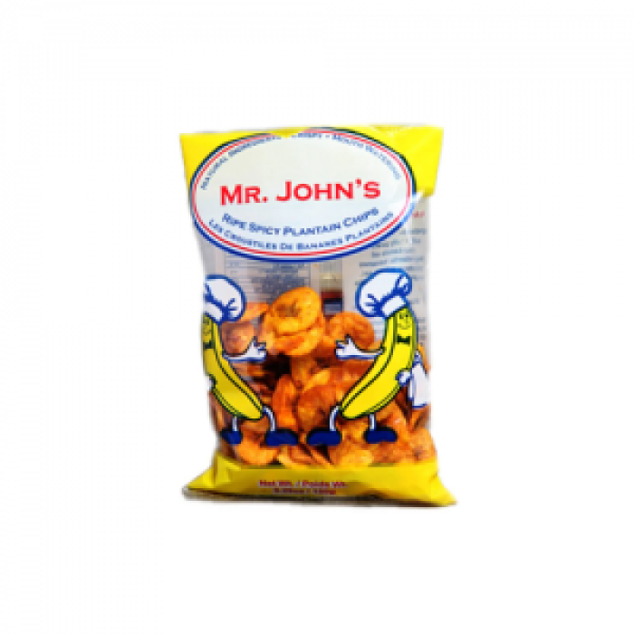 Mr. John's Spicy Ripe Plantain Chips 150G