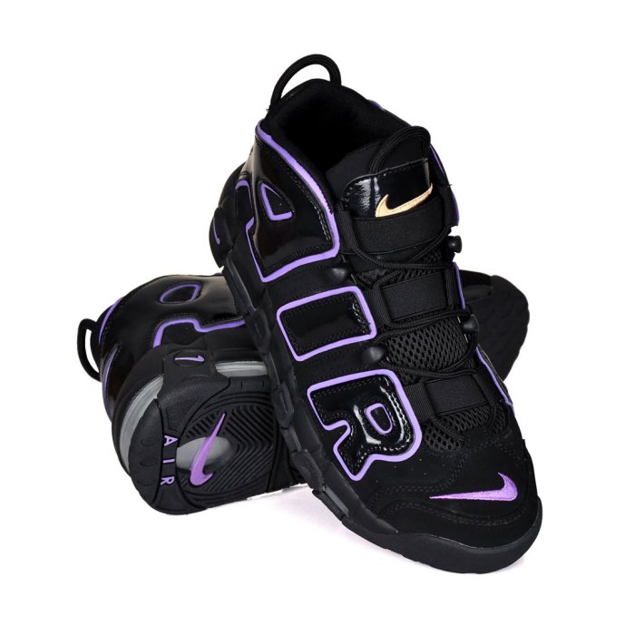Nike Air More Uptempo Black Purple