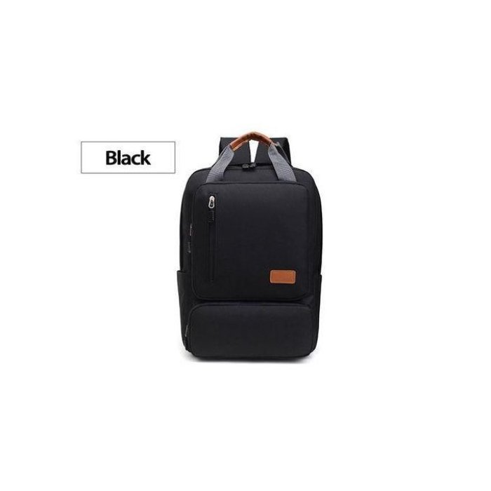 EiFESS 3pcs Backpack Set Laptop Backpack Shoulder Bag Small Pocket Black