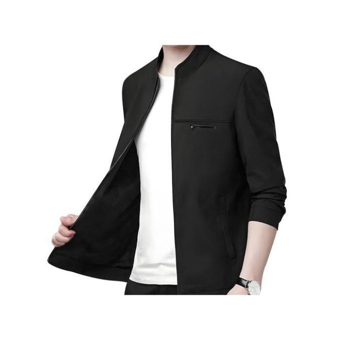 SXCHEN Men's Jackets Casual Coats Faux Leather Jacket