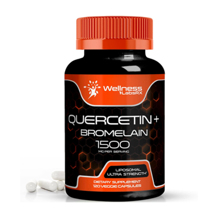 Quercetin with Bromelain Supplement - 1500mg